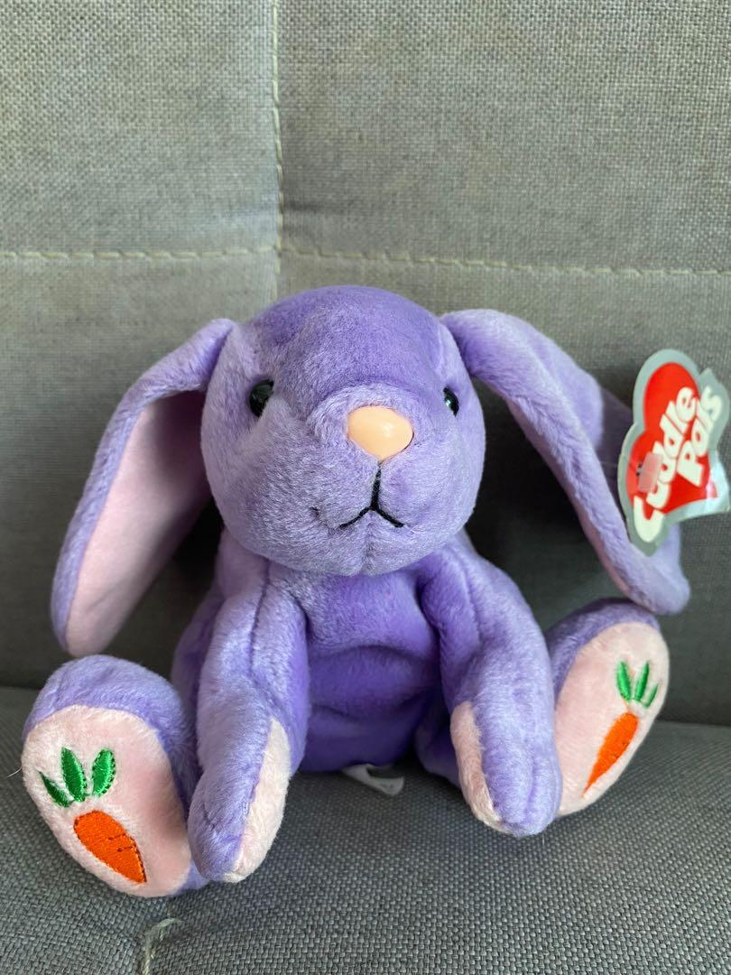purple rabbit soft toy