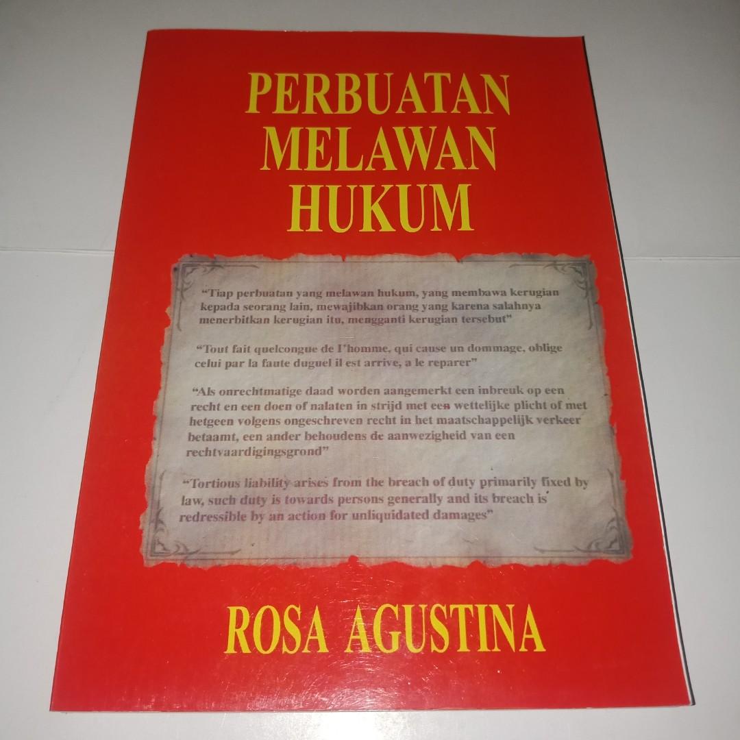 Buku Perbuatan Melawan Hukum (Rosa Agustina), Buku & Alat Tulis, Buku