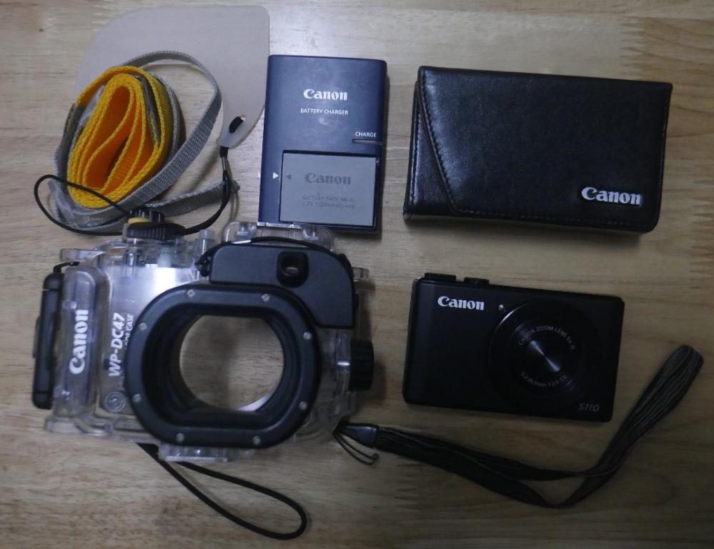 CANON POWERSHOT S110 UNDERWATER CAMERA SET-UP + FREEBIES (Category: Cameras) located in Manila. Submitted by 09179950700 (Listing ID 1170363500, Image 1). Description: Canon Powershot S110 Underwater Set-up + Freebies Camera capable of shooting RAW files; also has UNDERWATER MODE. Used, but not abused. Very well-taken cared of. (see images for condition) Comes with Canon WP-DC43 (with Flash Diffuser). Freebies: Spare battery (used), CANON Camera 