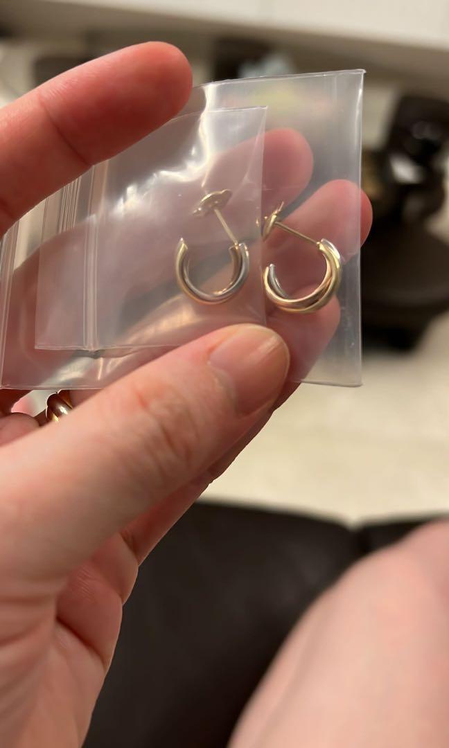 Cartier trinity hoop new arrivals earrings