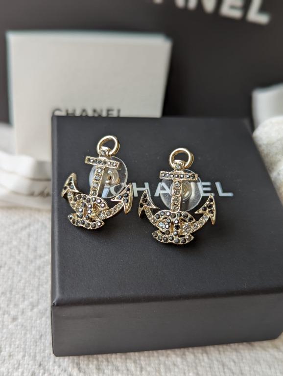 Chanel discount anchor earrings
