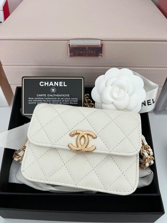 Chanel clutch on chain, Luxury, Bags & Wallets on Carousell