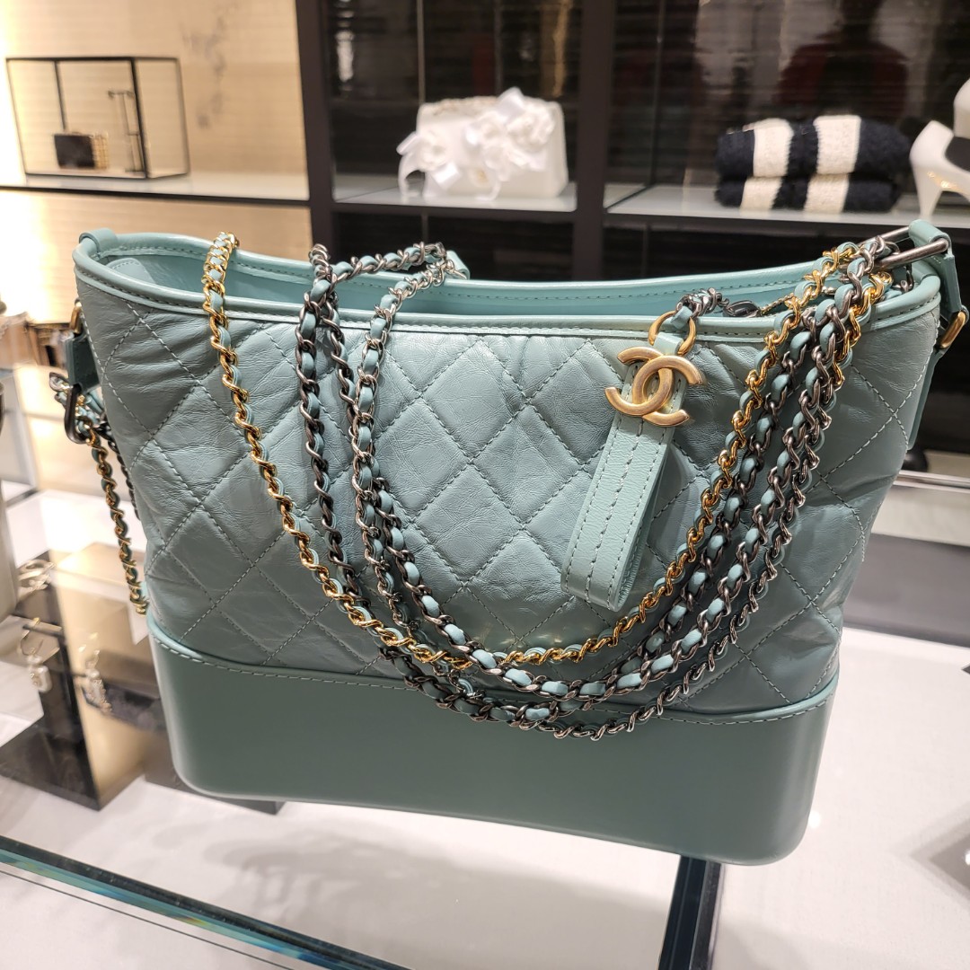 Chanel's Gabrielle Large Hobo Bag (Tiffany Blue), Luxury, Bags & Wallets on  Carousell