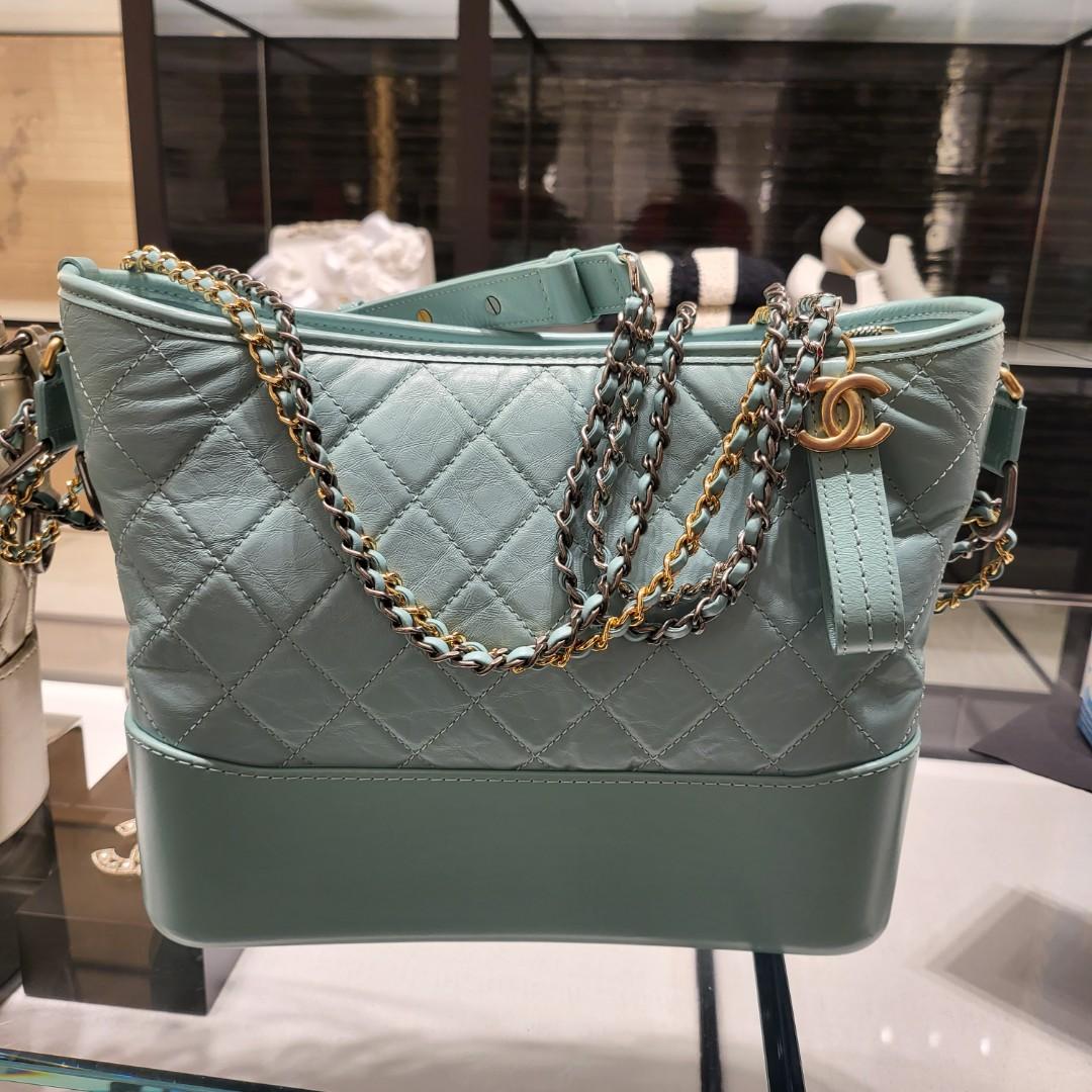 Chanel's Gabrielle Large Hobo Bag (Tiffany Blue), Luxury, Bags & Wallets on  Carousell