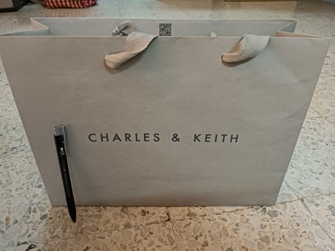 Charles and keith paper bag hot sale