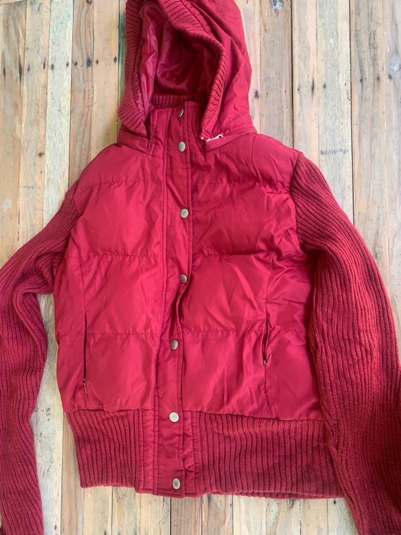 charlotte russe red jacket