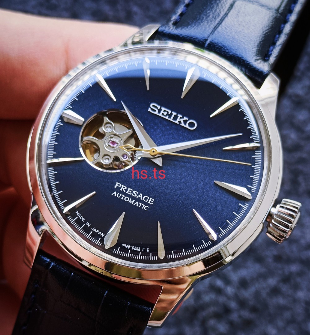🔥Cheapest! Seiko Presage Cocktail Open Heart Blue Automatic Dress Watch  SSA405J1, Men's Fashion, Watches & Accessories, Watches on Carousell