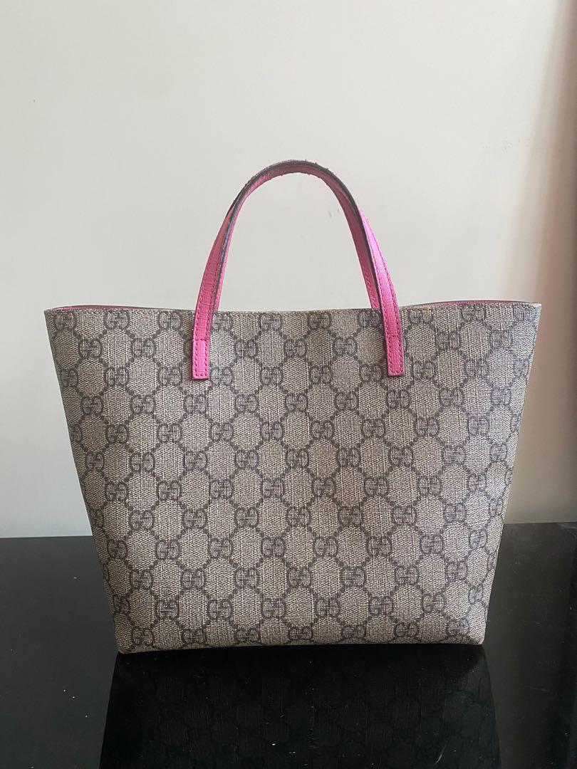 Children's gg supreme bow sale tote