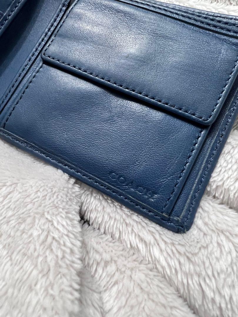 Coach Blue CC embossed Leather Wallet (Category: Luxury Bags & Wallets) located in Makati City. Submitted by lastpricealready (Listing ID 1170271563, Image 3). Description: 100% authentic Personally store purchased in Seattle Washington USA Good as new. Used few times only I don’t put my wallet in my pocket just in my bag to maintain shape and avoid dent marks This item is regularly maintained with leather cleaner and leather conditioner. Full Sm