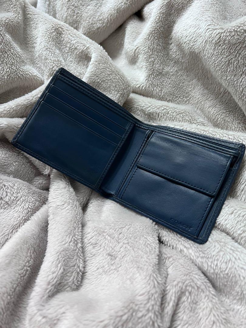 Coach Blue CC embossed Leather Wallet (Category: Luxury Bags & Wallets) located in Makati City. Submitted by lastpricealready (Listing ID 1170271563, Image 2). Description: 100% authentic Personally store purchased in Seattle Washington USA Good as new. Used few times only I don’t put my wallet in my pocket just in my bag to maintain shape and avoid dent marks This item is regularly maintained with leather cleaner and leather conditioner. Full Sm