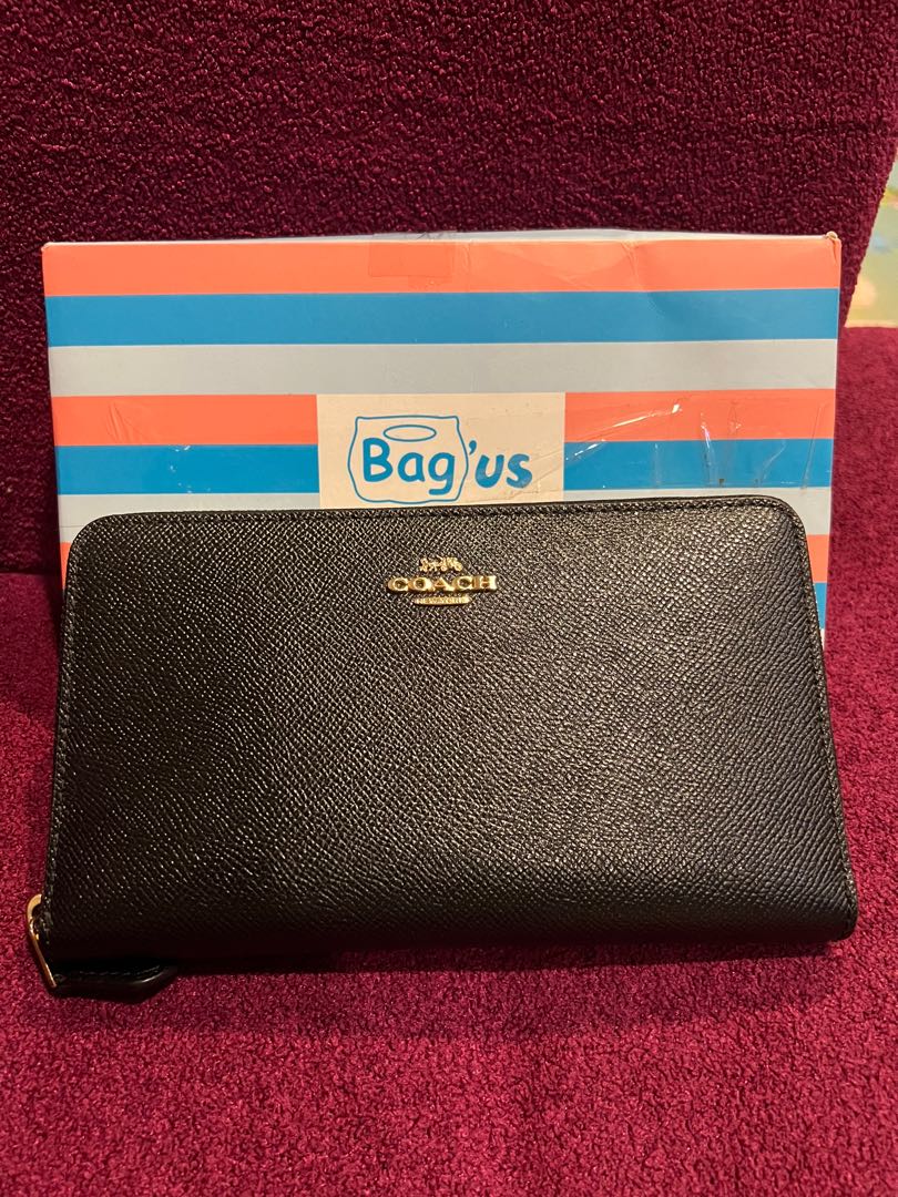 Coach long wallet original, Barang Mewah, Tas & Dompet di Carousell