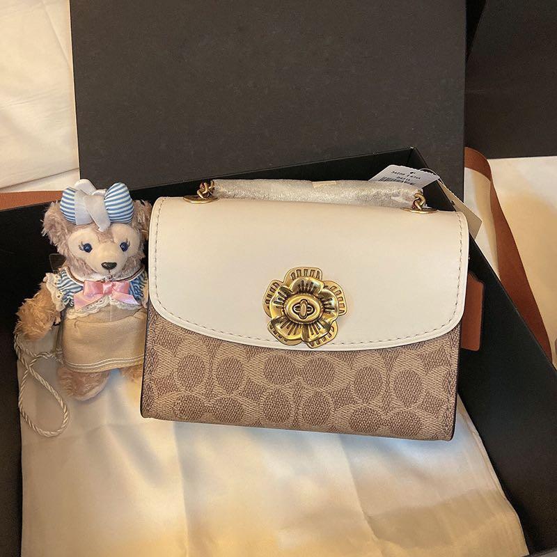 Coach parker 18 white clearance