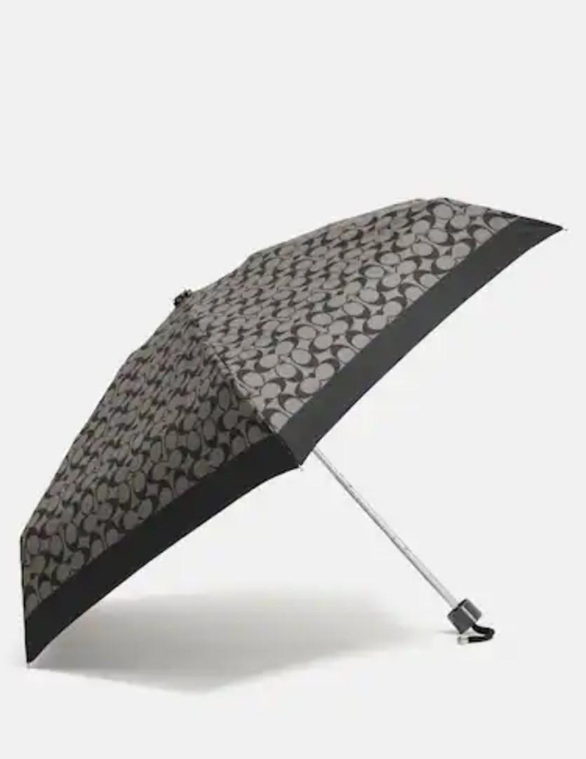 Coach Signature Mini umbrella, Hobbies & Toys, Travel, Umbrellas on