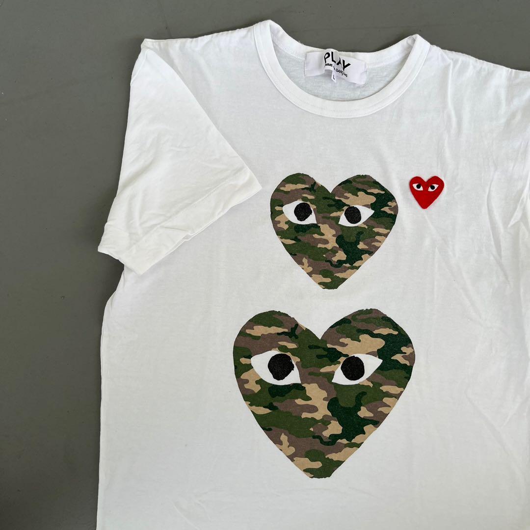 Cdg camo sales heart