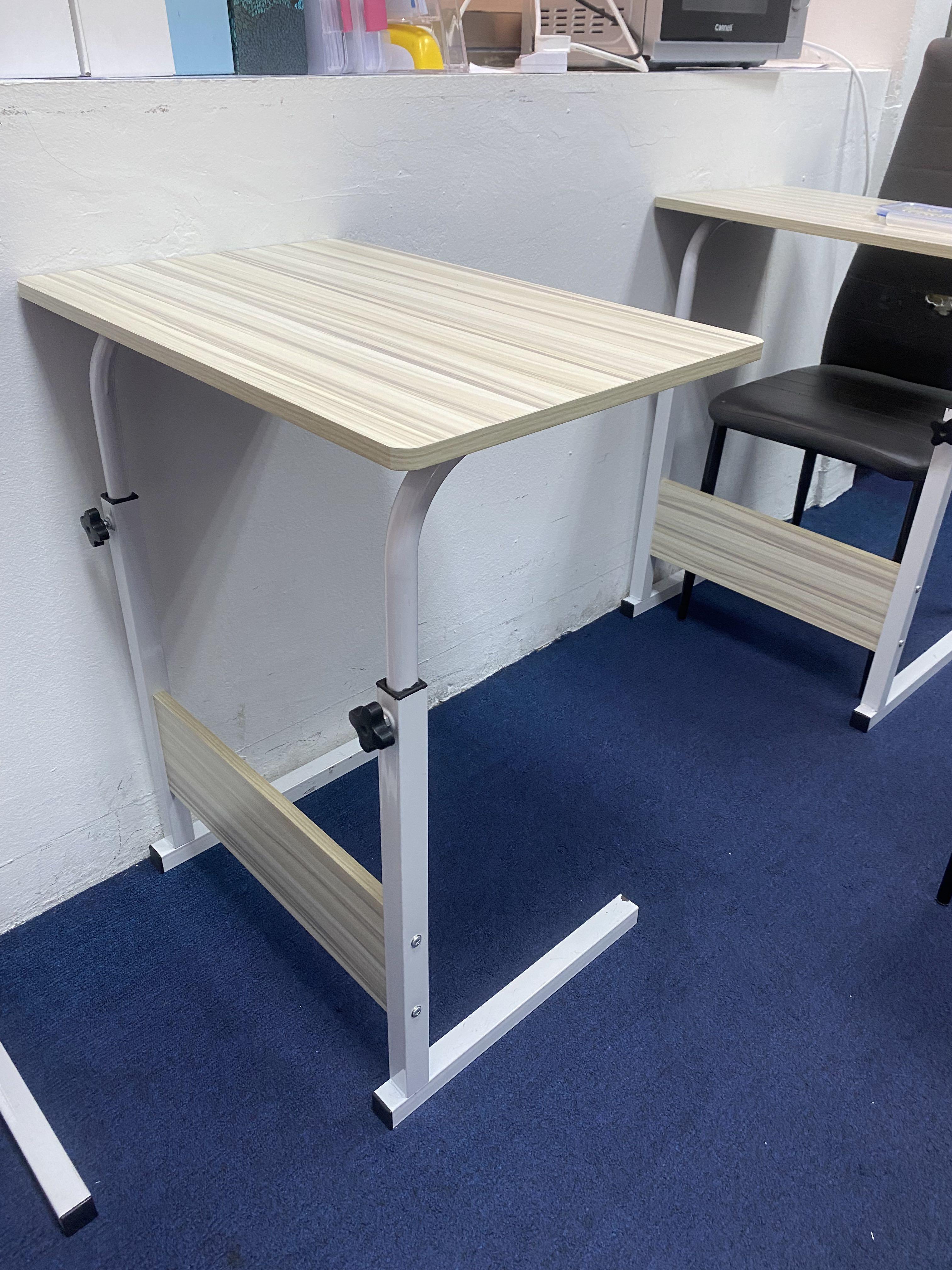 Computer Table, study, laptop adjustable height (Category: Tables & Sets) located in Singapore. Submitted by hello_sg80 (Listing ID 1170137584, Image 1). Description: We’ve about 15-20pcs of this good condition like new tables to let go No wheels Please PM me to discuss Collection at Raffles area 60cm x 40cm No wheels .