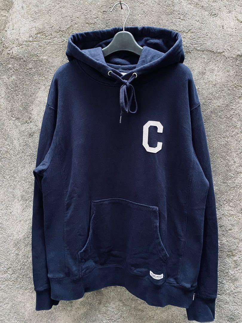 パーカー・フーディ COVERNAT collage logo hoodie navy Covernat Unisex Authentic Logo Hoodie Blue | Sweatshirts