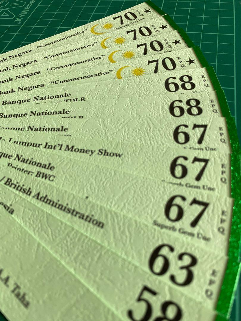 Custom Grading Labels with Holder for Banknotes, Hobbies & Toys ...