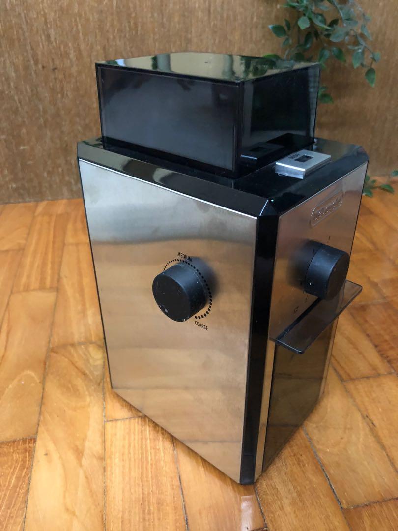 Delonghi KG89 Burr Coffee Grinder (Black), TV & Home Appliances