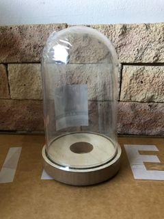 Dome Jar with wooden base