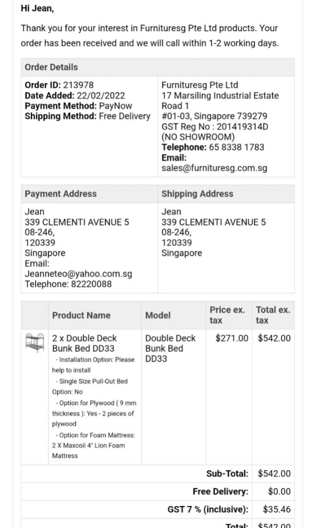 double decker cot, Furniture & Home Living, Bedding & Towels on Carousell