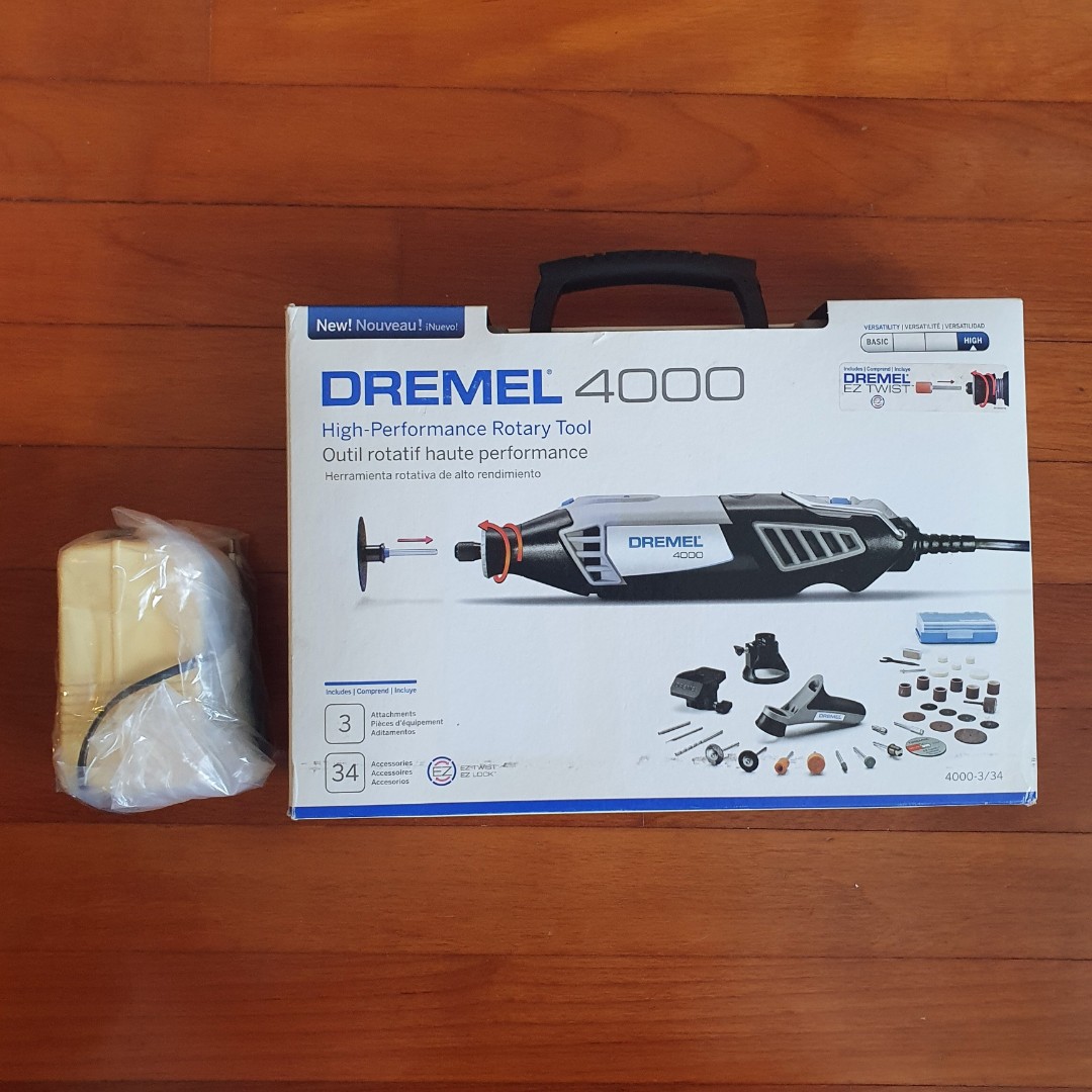 Dremel 4000 with voltage adapter, Hobbies & Toys, Stationery & Craft