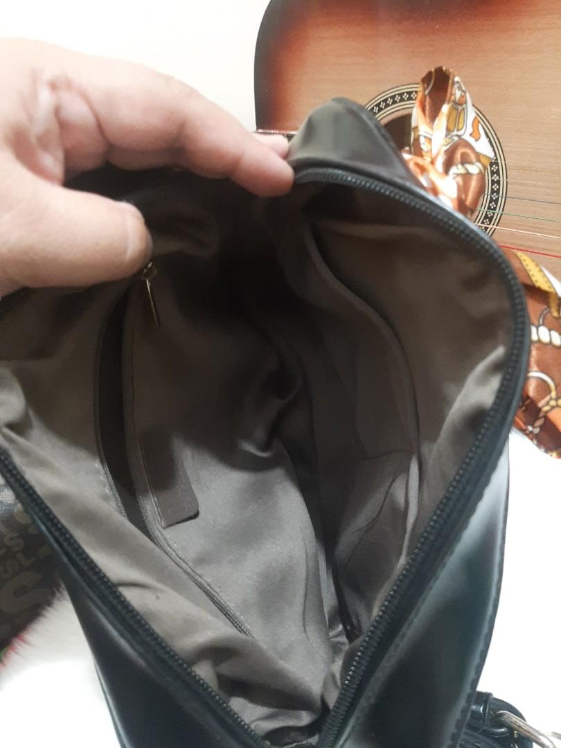 DUSTO leather sling bag, Women's Fashion, Bags & Wallets, Crossbody