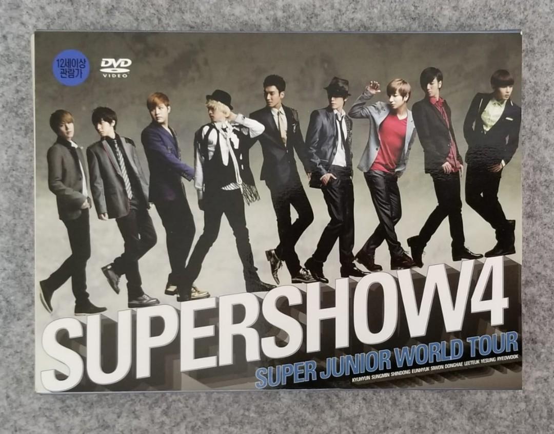 dvd)Super Junior -Super Show 4 演唱會絕版, 興趣及遊戲, 收藏品及