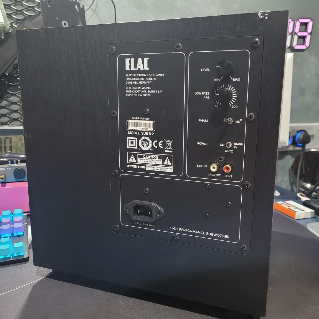 Elac Debut 2.0 S8 8 inch Active Subwoofer