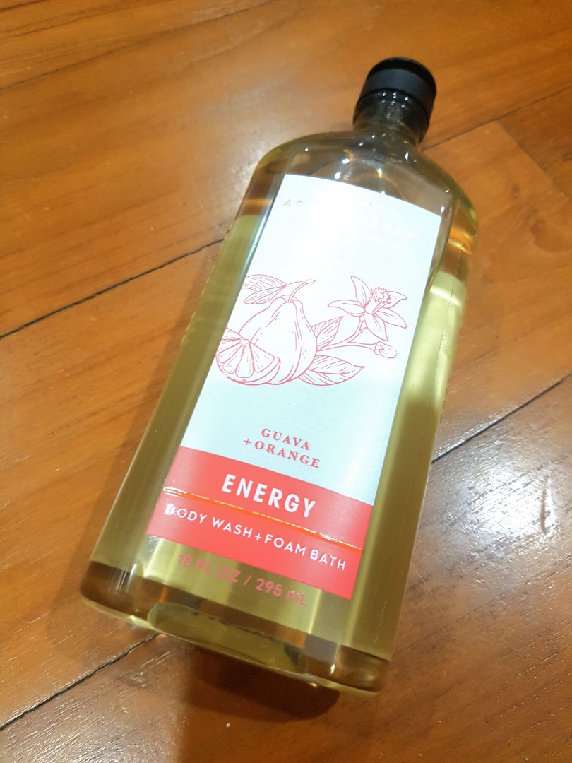 Energy guava orange shower gel bath and body works, Beauty & Personal