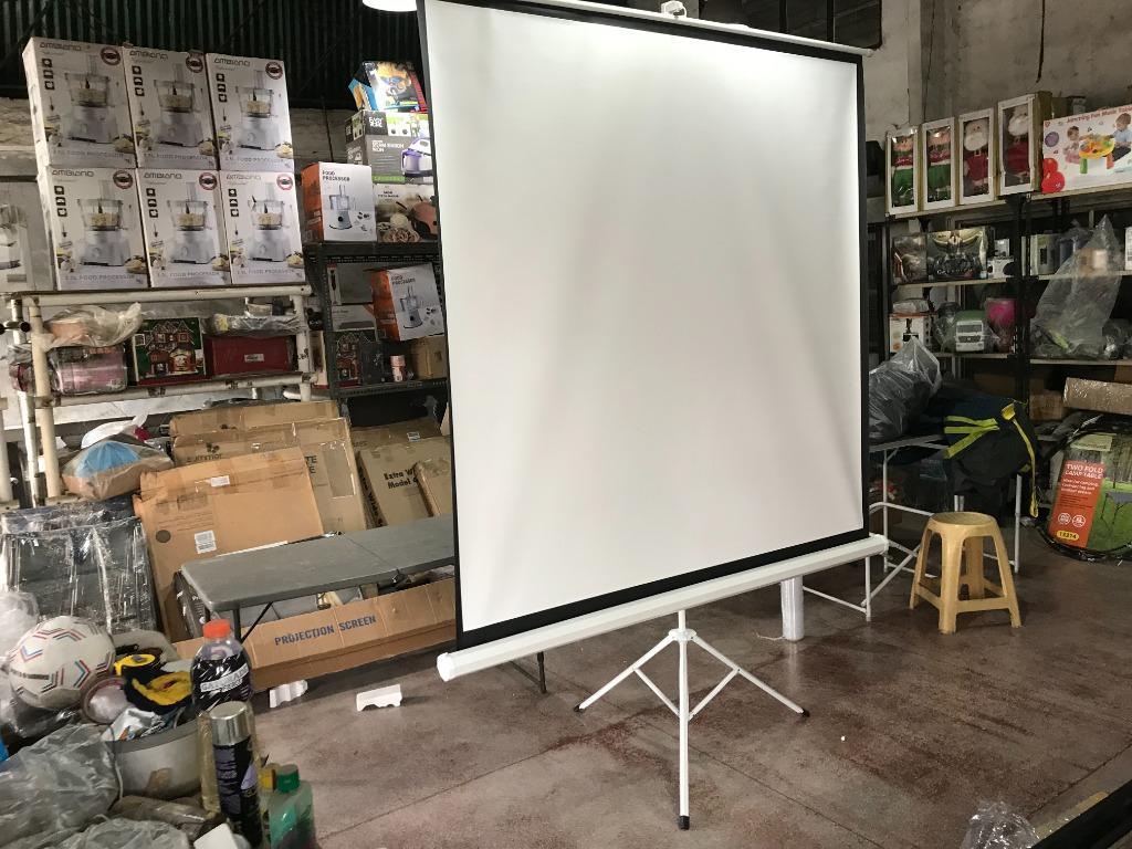 Extra Large Projector Screen with Tripod Stand, Furniture & Home Living