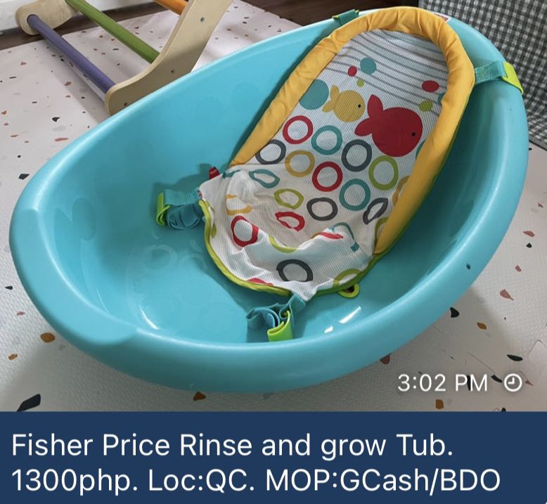 Fisher Price Bathtub, Babies & Kids, Bathing & Changing, Bathtub & Bath Accessories on Carousell