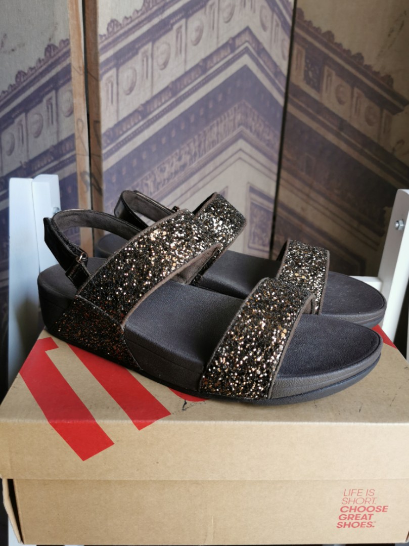 Fitflop bronze glitter sandals Women s Fashion Footwear