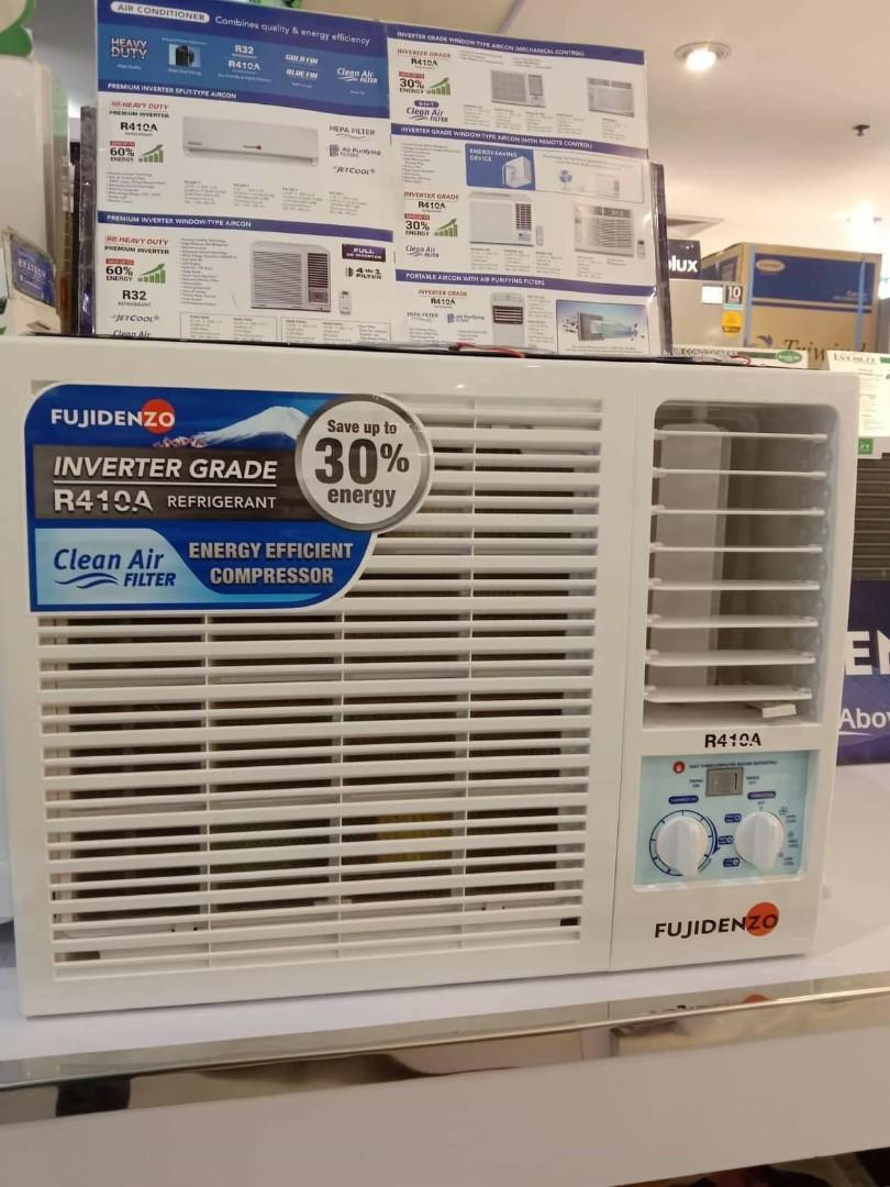 Fujidenzo window type inverter, TV & Home Appliances, Air Conditioning ...