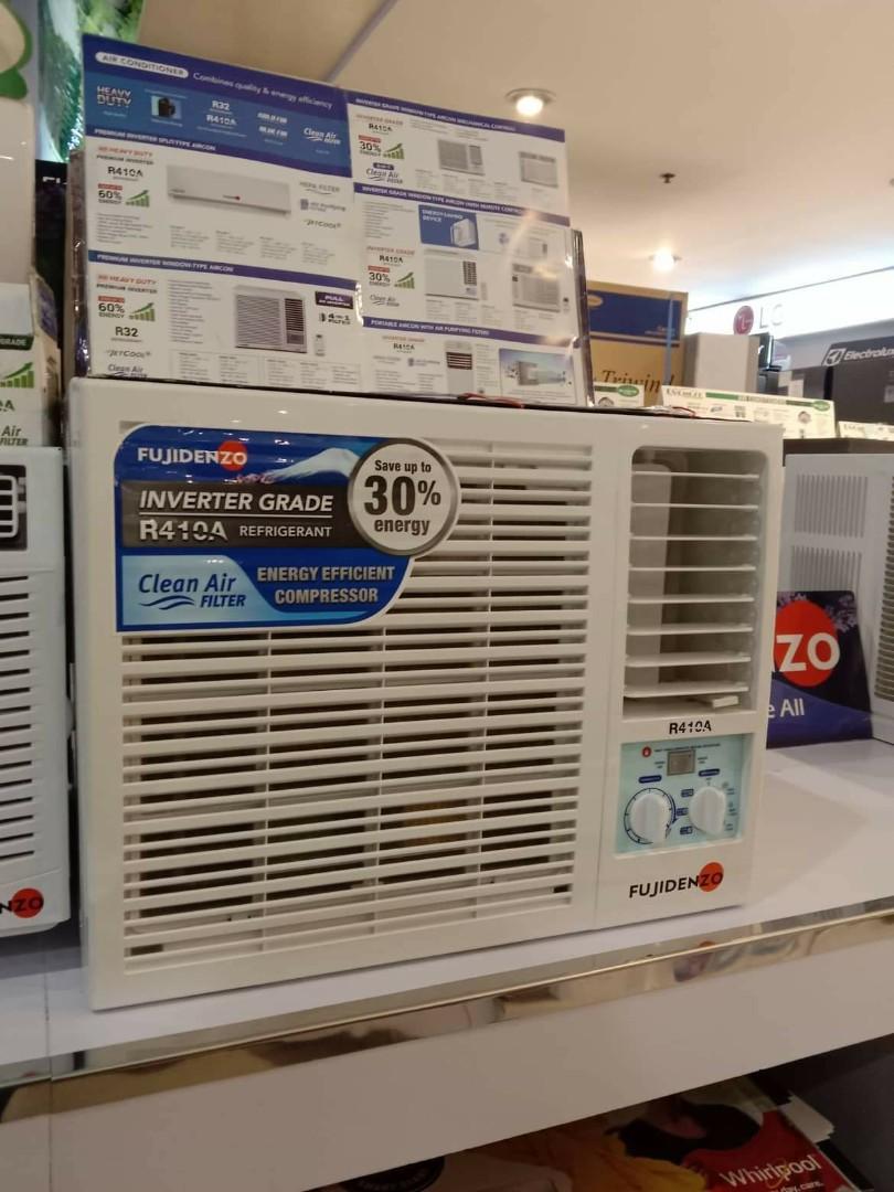 Fujidenzo window type inverter, TV & Home Appliances, Air Conditioning ...