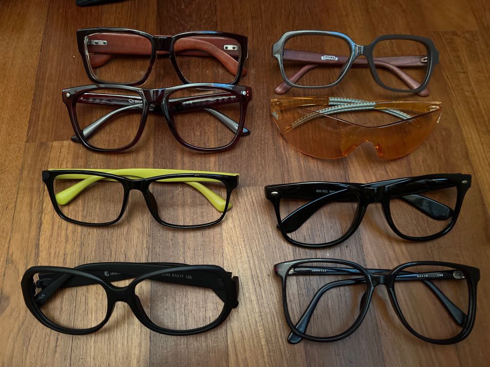 Glasses without lens, Women's Fashion, Watches & Accessories, Sunglasses & Eyewear on Carousell