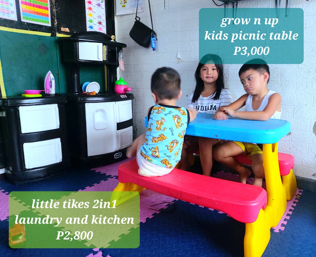 Grow n up picnic table, Babies & Kids, Baby Nursery & Kids Furniture, Kids Tables & Chairs on