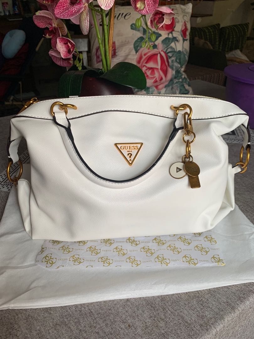 Guess | Bags | Guess Mini Satchel Lock And Key Charms | Poshmark