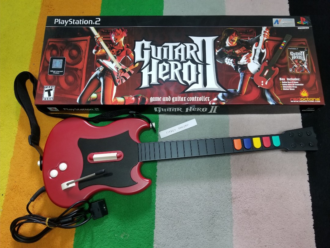 Guitar hero Ps2 Video Gaming Gaming Accessories Controllers on