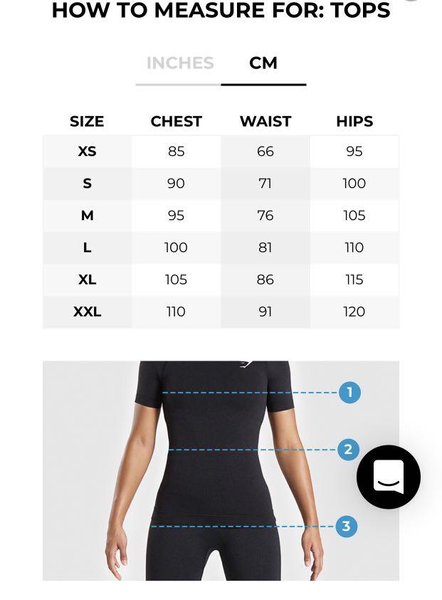 Gymshark hot sale flex sizing