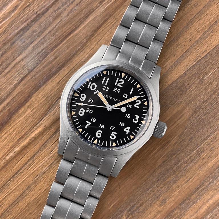 Hamilton khaki field mechanical bracelet store