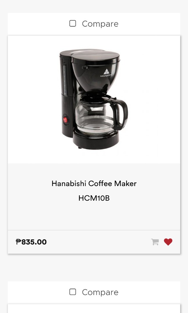 Hanabishi Coffee Maker Brand new - no 
