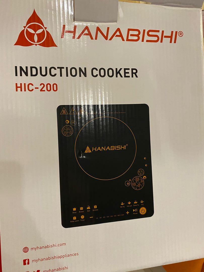 HANABISHI INDUCTION COOKER HIC200, TV & Home Appliances, Kitchen
