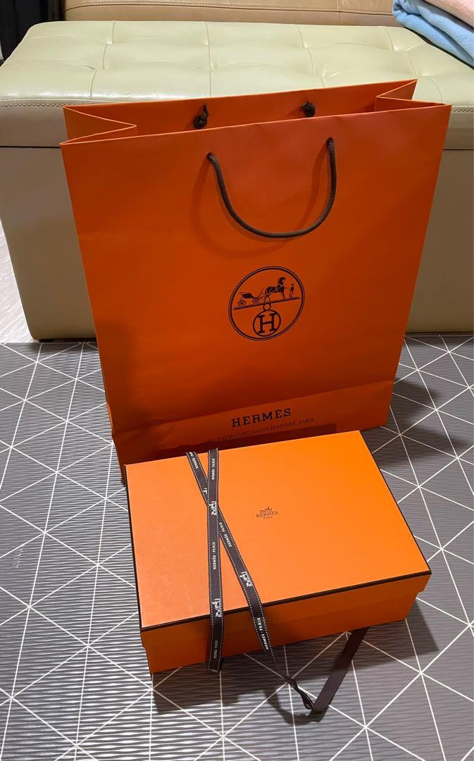 Hermes Paper Bag and Shoes Box, Luxury, Accessories on Carousell