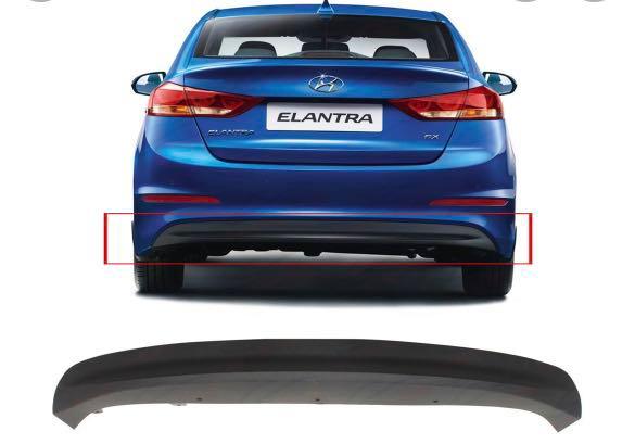 Hyundai Elantra AD 2017 2018 Lower Rear bumper Original foot