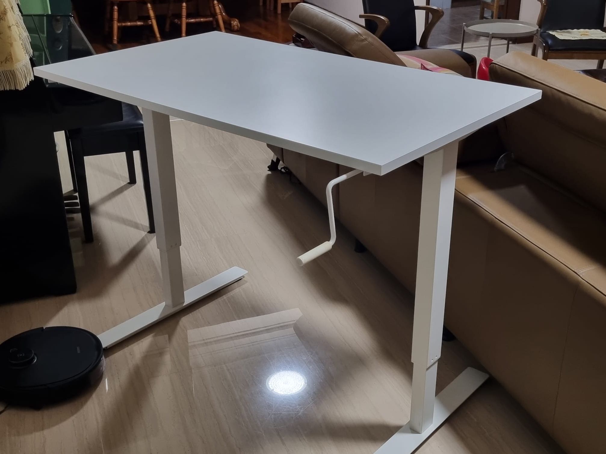 IKEA Manual Height Adjustment study desk, Furniture & Home Living