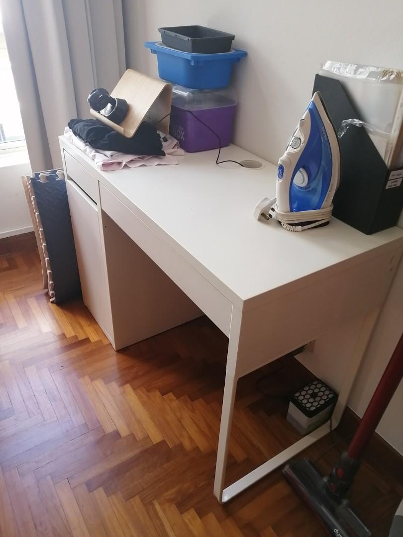 Ikea Study Table, Furniture & Home Living, Furniture, Tables & Sets on