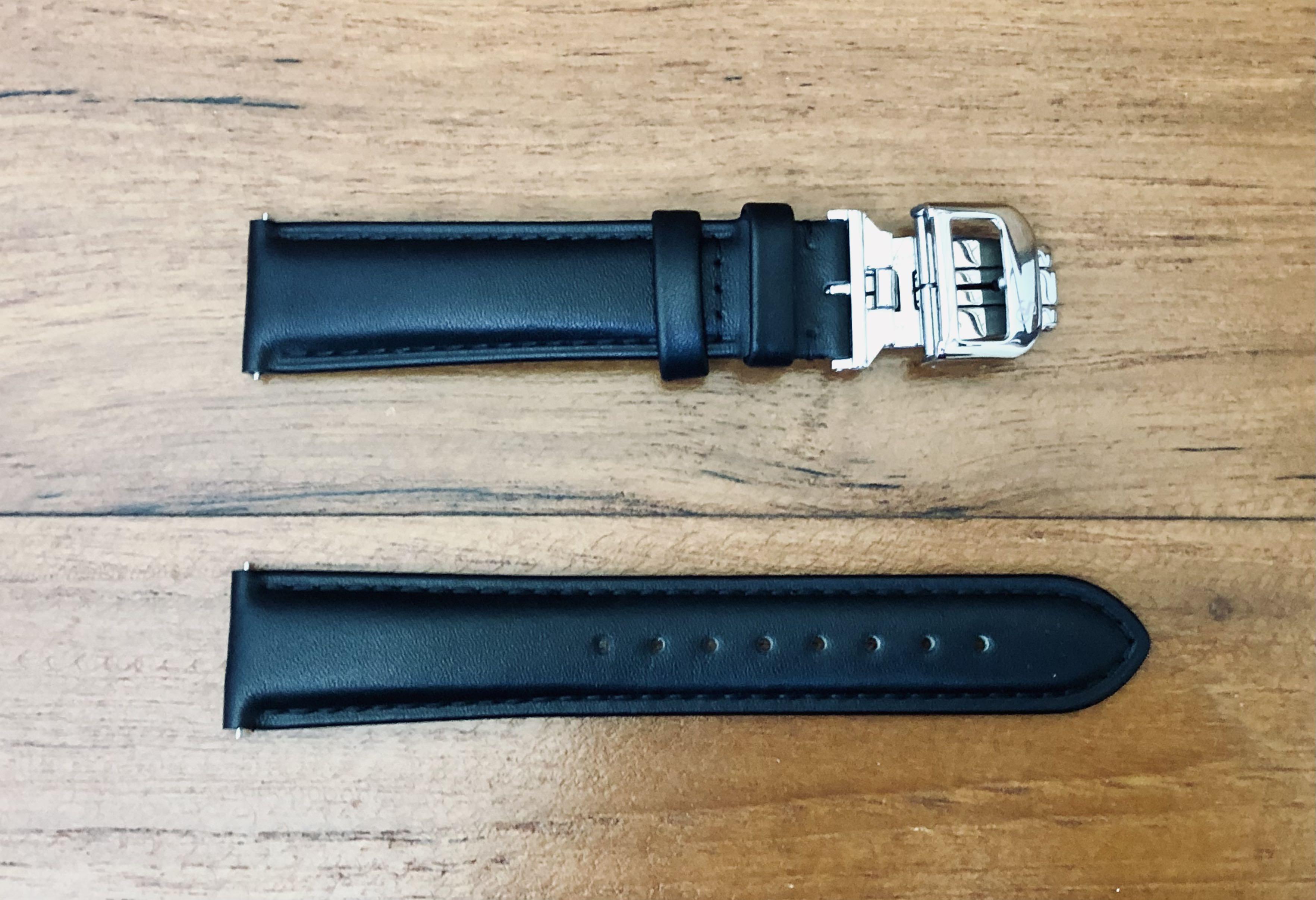 Full grain sales leather watch