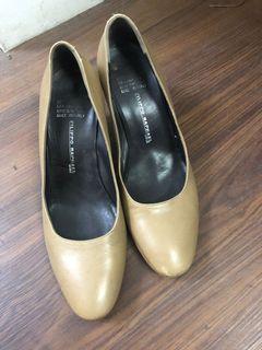 Italy Filippo Raphall Camel Beige colour heels