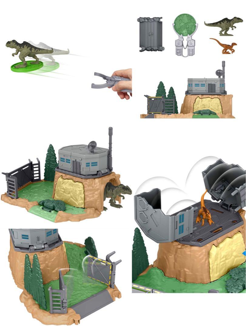Jurassic World Dominion Minis Giganotosaurus Rampage Playset with 2 Mini  Dinosaur Figures, Multiple Play Areas, Break Apart Destruction, 4 Years &  Up : : Brinquedos e Jogos