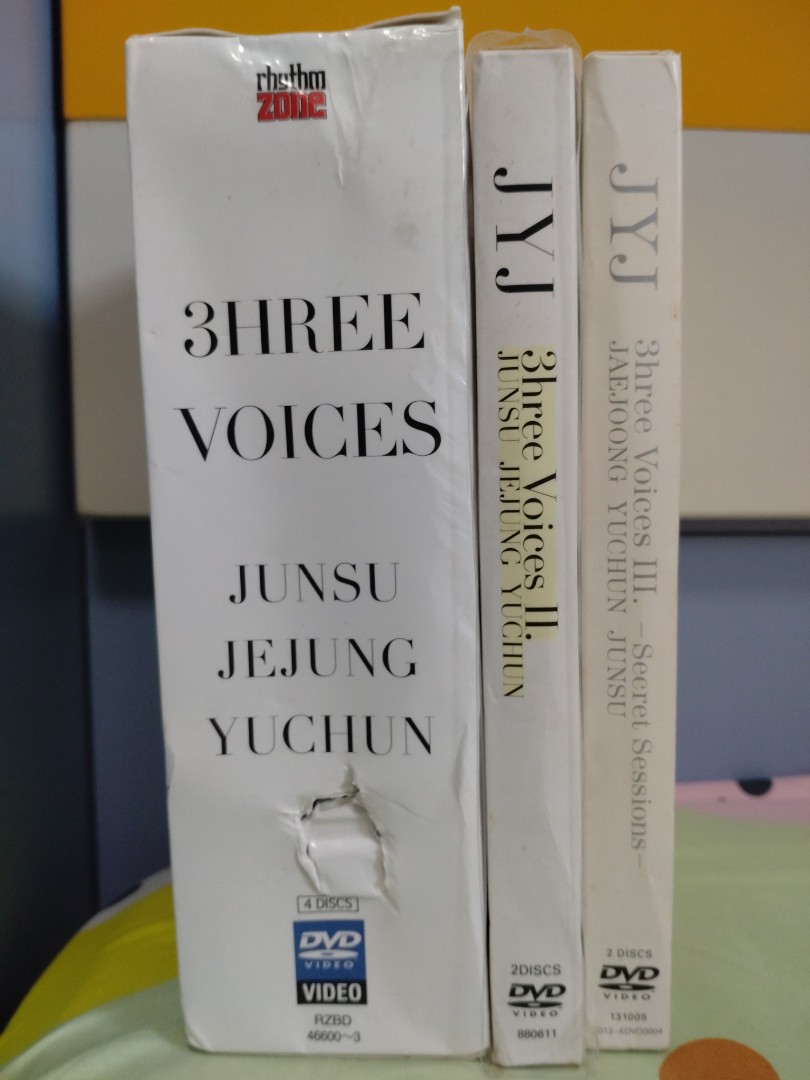 JYJ 3HREE VOICES, 興趣及遊戲, 音樂、樂器& 配件, 音樂與媒體- CD 及